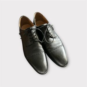Aldo Black Leather Men's Oxfords